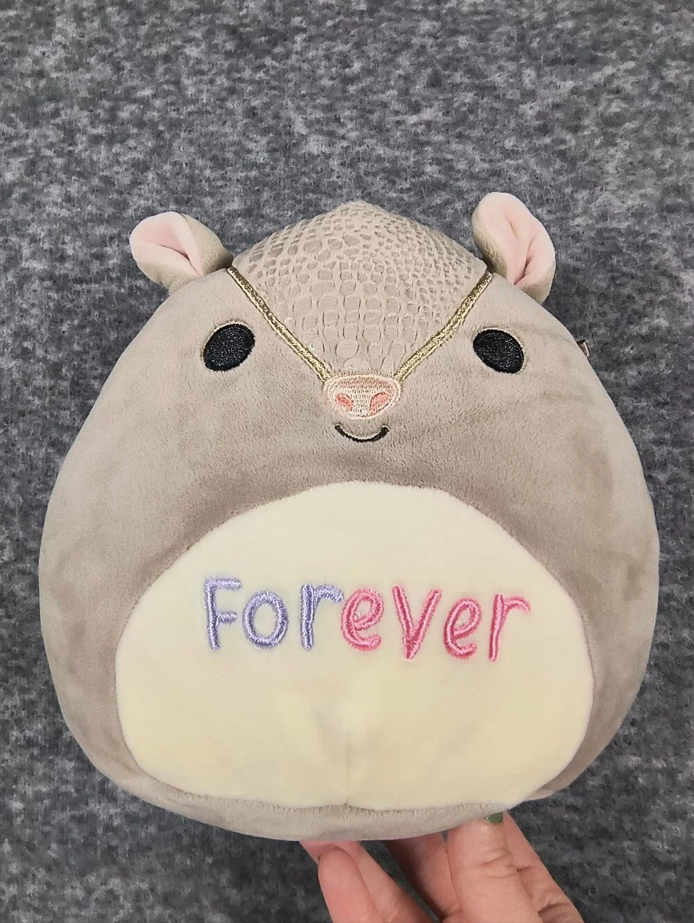 Thompson the Armadillo Forever Edition Squishmallow 8